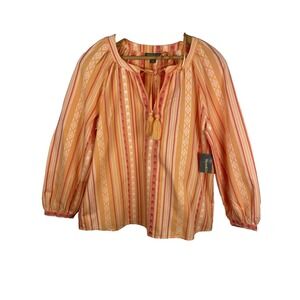 Style And Co Woman's Babydoll Shirt Size S Hippie Hipster Hippie Bohemian Indie